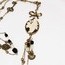 Sautoir camée ange perles anciennes montage couleur bronze