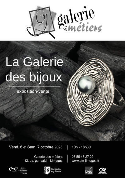 Galerie des bijoux expo vente galerie des métiers limoges (87) 6 7 10 2023 af
